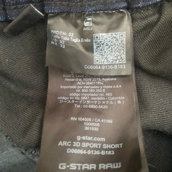 G Star Arc 3D Sport Short - Men’s 32 Waist - Picture 7 of 8